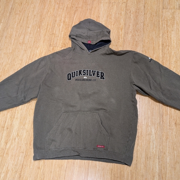 Quiksilver Men's XL Olive Hoodie - Picture 5 of 6